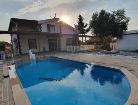 4 1 Villa With Pool For Sale In Aydin Didim Yesiltepe