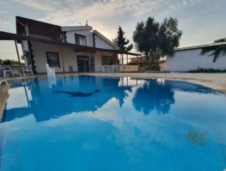 4 1 Villa With Pool For Sale In Aydin Didim Yesiltepe